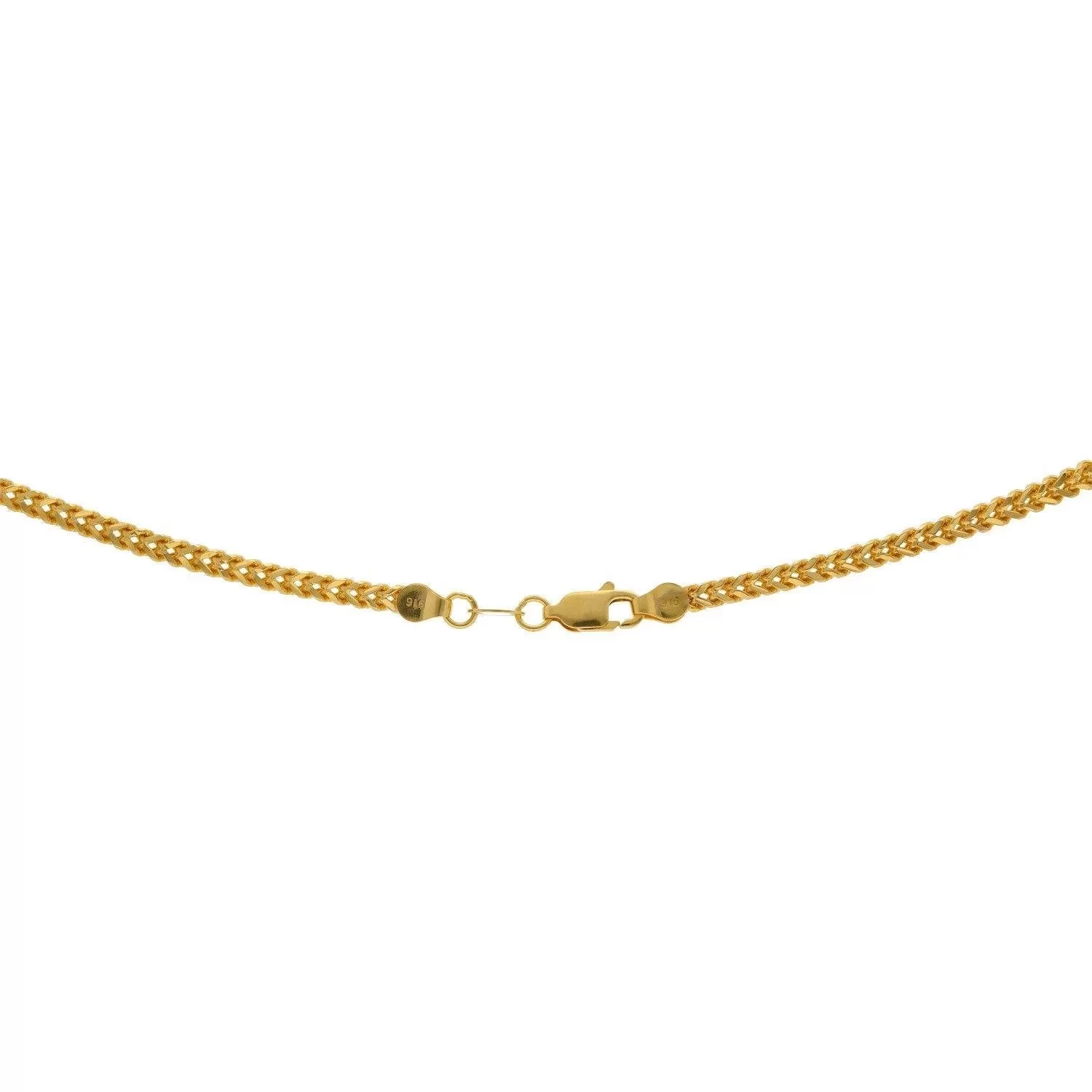 22K Yellow Gold Chain 18.7 grams, Length 22inches