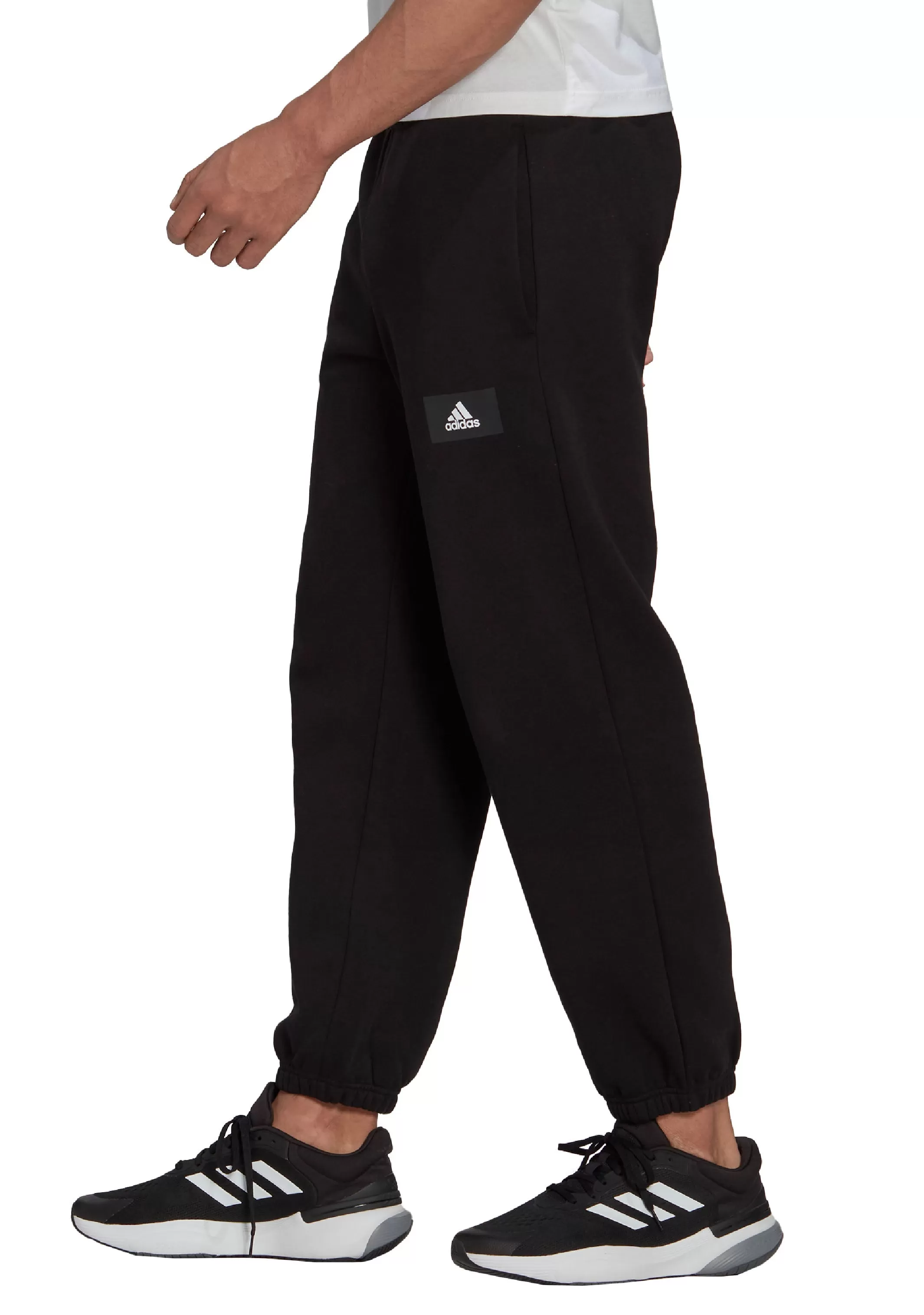 Adidas Mens Feel Vivid Cotton Fleece Pants <br> HK2834