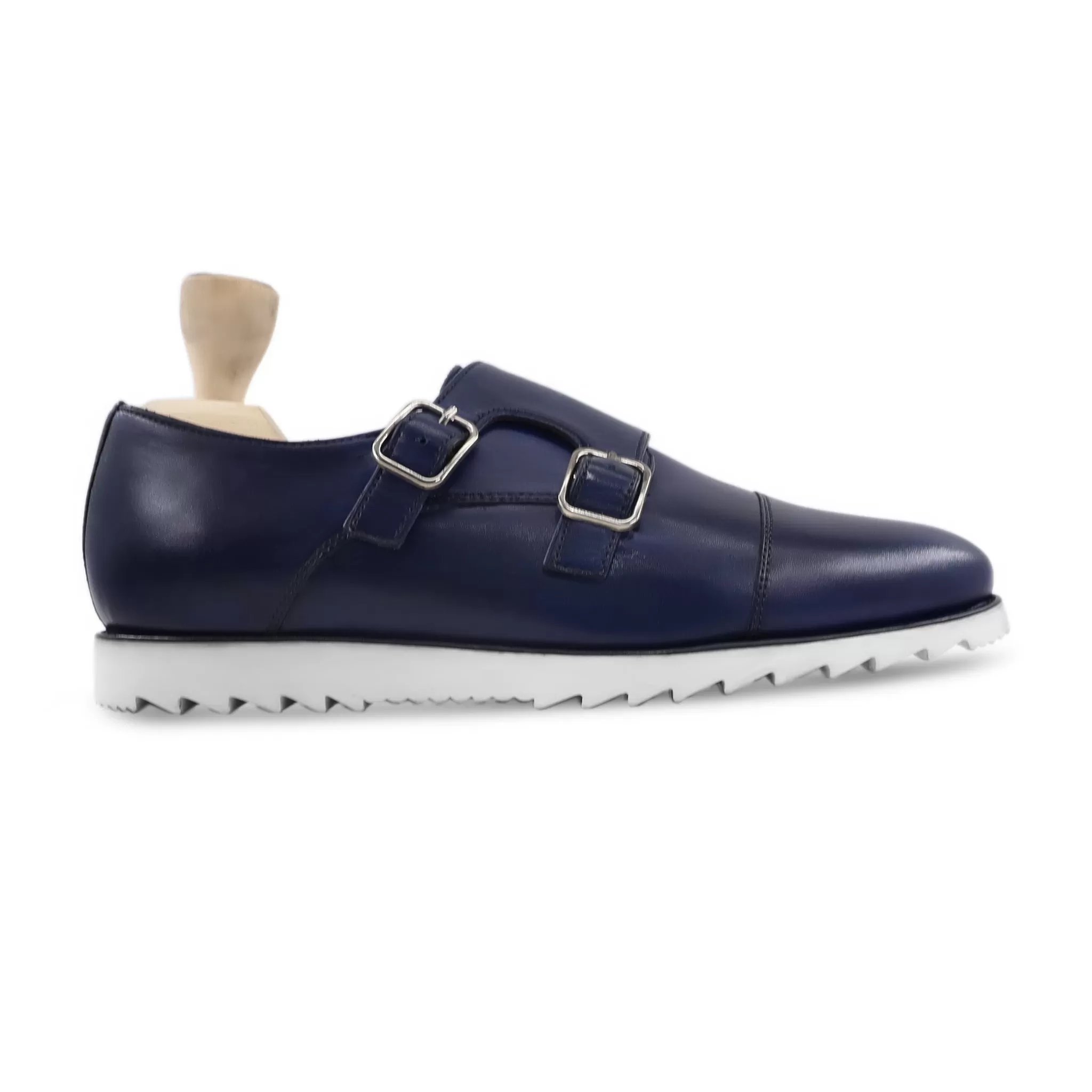 ADRIA - DARK BLUE DOUBLE MONKSTRAP