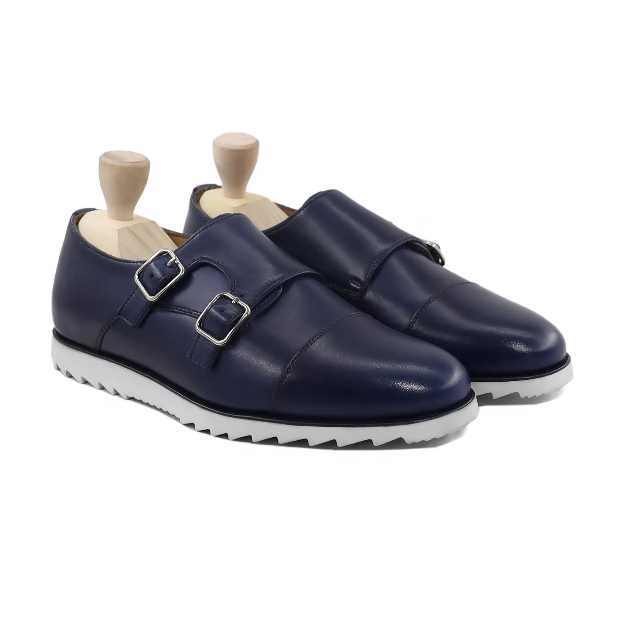 ADRIA - DARK BLUE DOUBLE MONKSTRAP