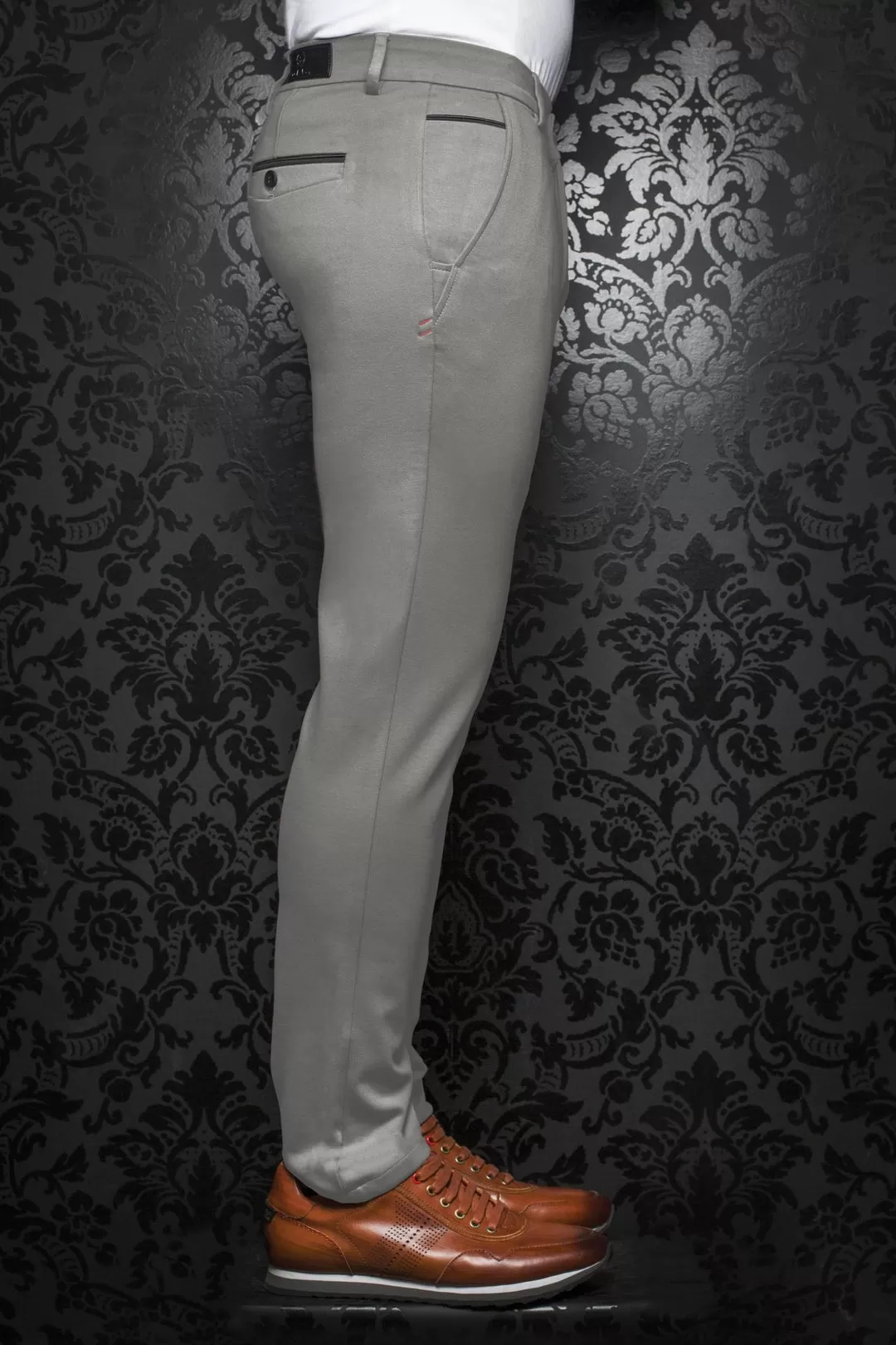 Au Noir Dressy Stretch Pant | Beretta Grey