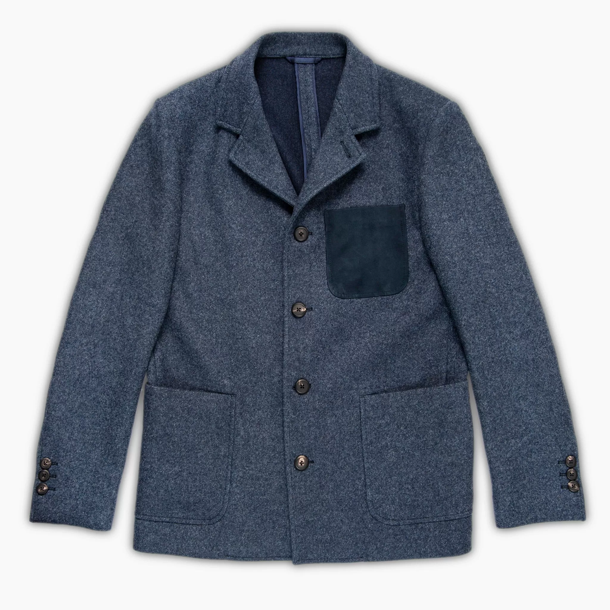 Bard double felted wool and cashmere blazer