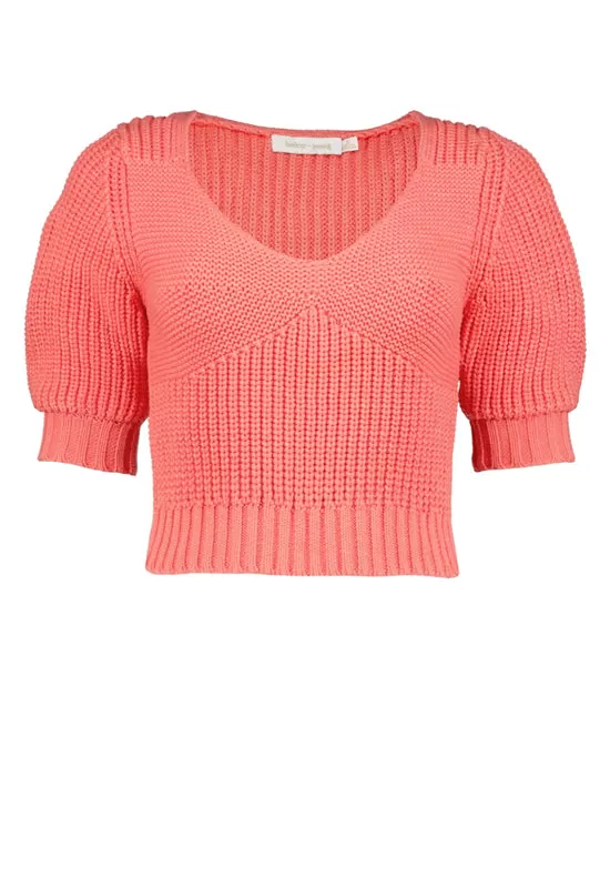 Bishop & Young - Bex Pointelle Sweater Apricot