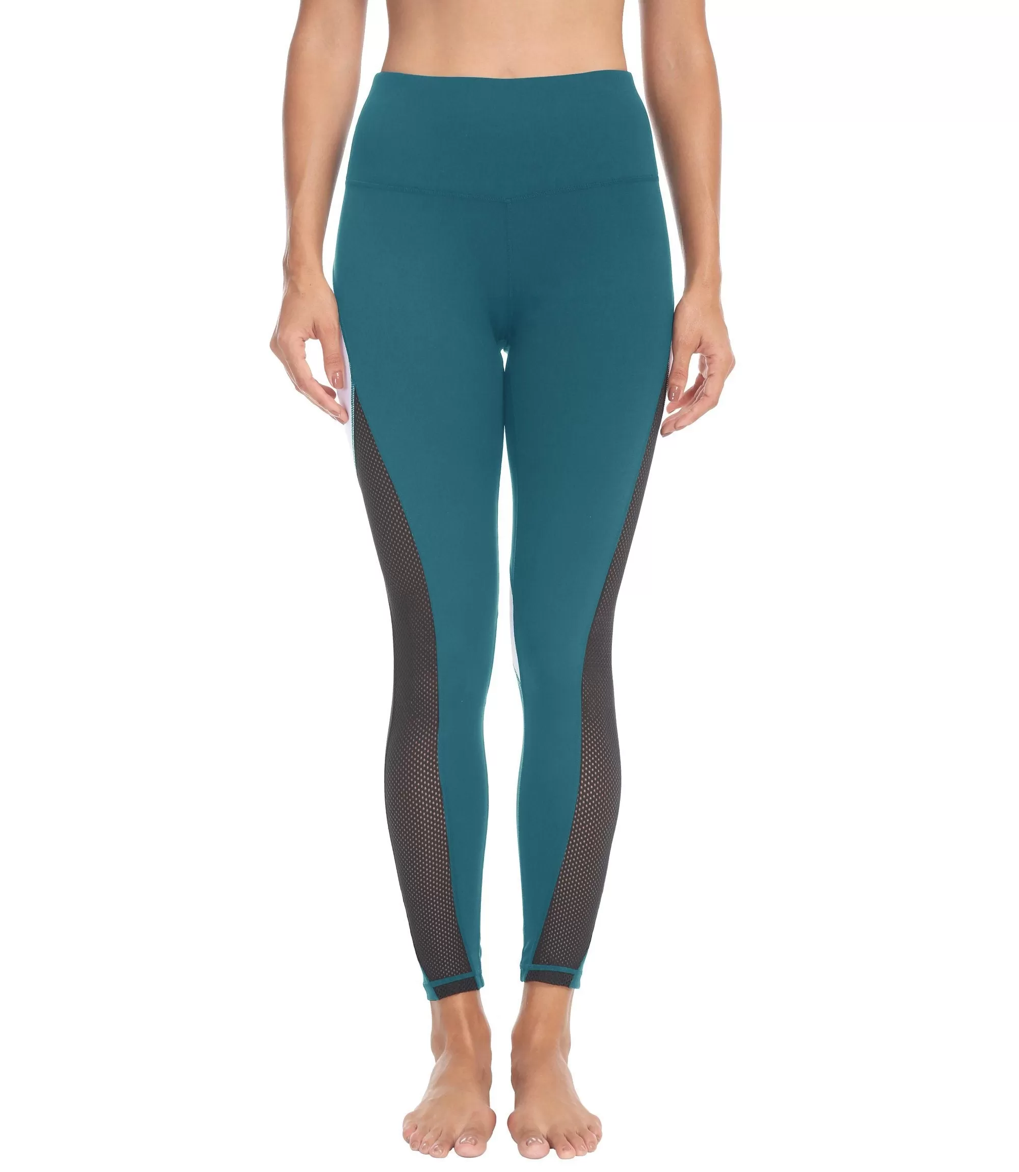 Blocking Mesh Color Leggings