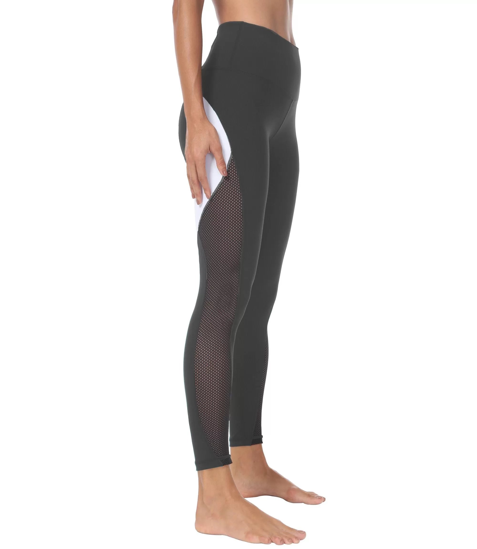 Blocking Mesh Color Leggings