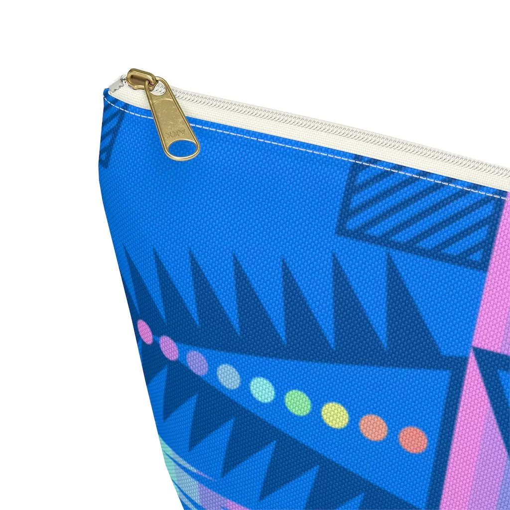 Blue and Pastel Accessory bag