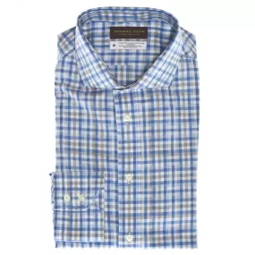 Blue Check Performance Sport Shirt