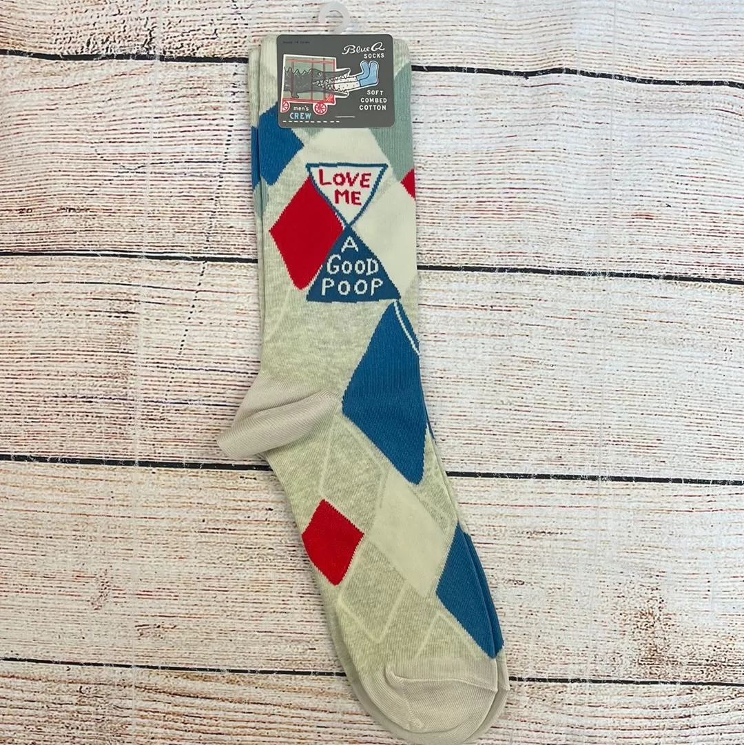 Blue Q Men's Crew socks