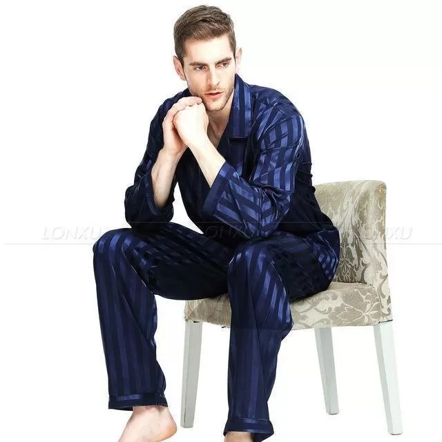 Cozy Stripes Men Pajamas Set