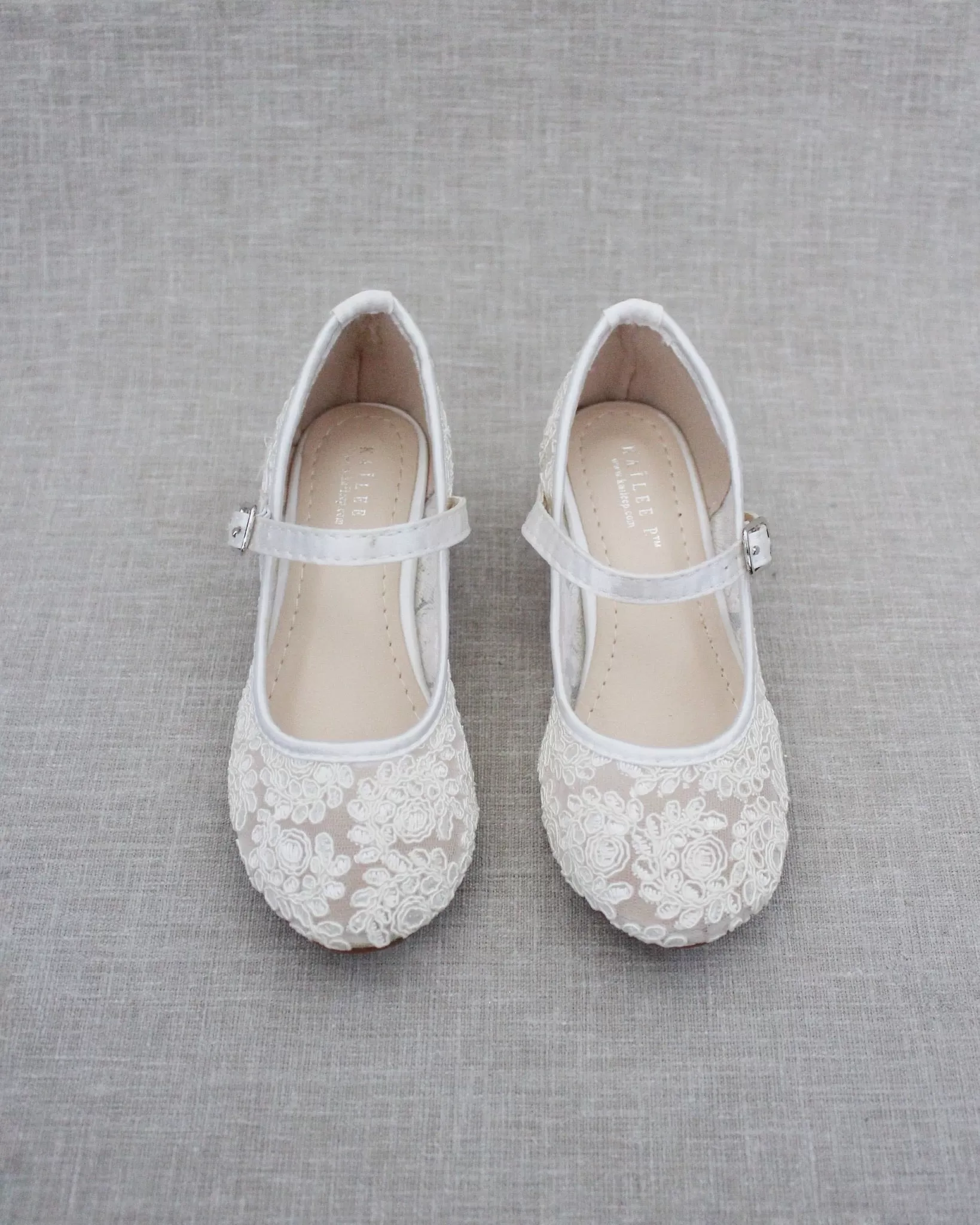 Crochet Lace Mary Jane Heels