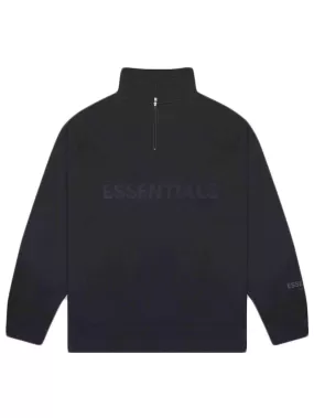 Fear Of God Essentials Half Zip Pullover Black [FW20]