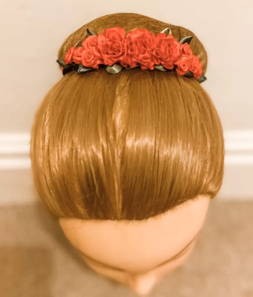 Floral Buns - Ballet Bun Ribbon Garland