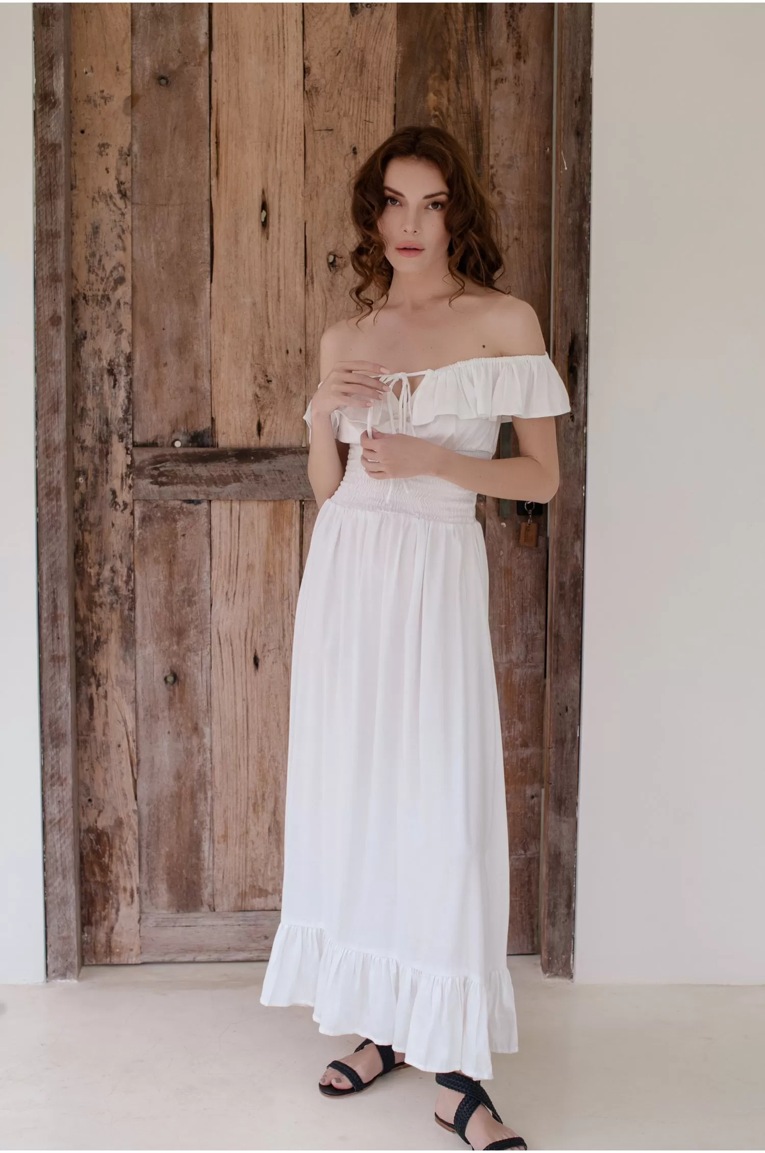 Florence Off Shoulder Maxi Dress (Sale)