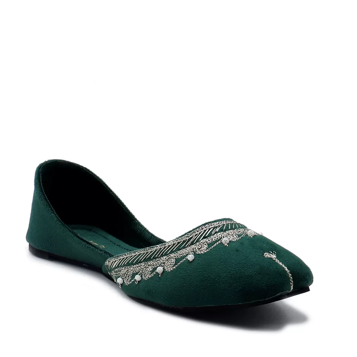 Green Ethnic Khussa L00940006