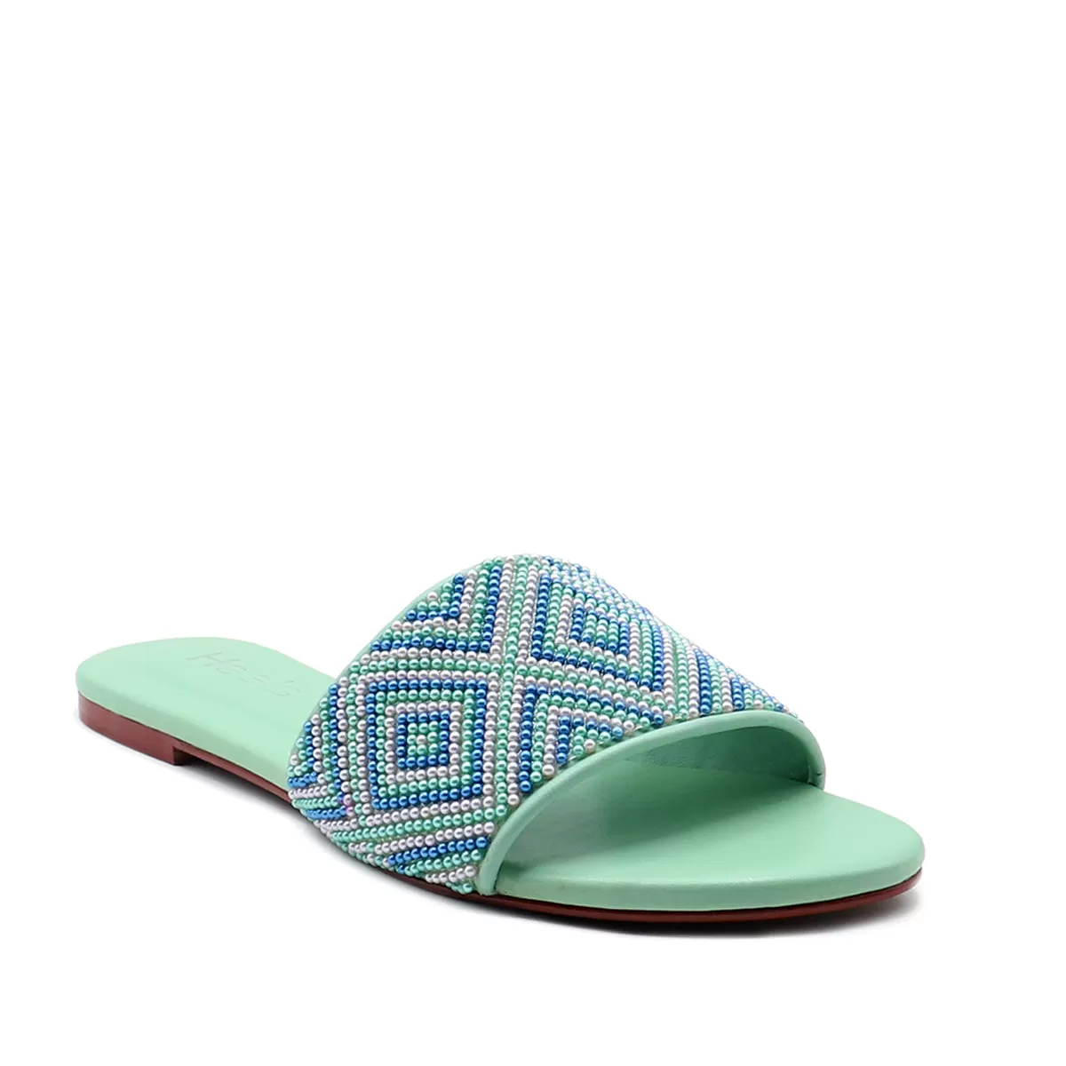 Green Ethnic Slipper 010117