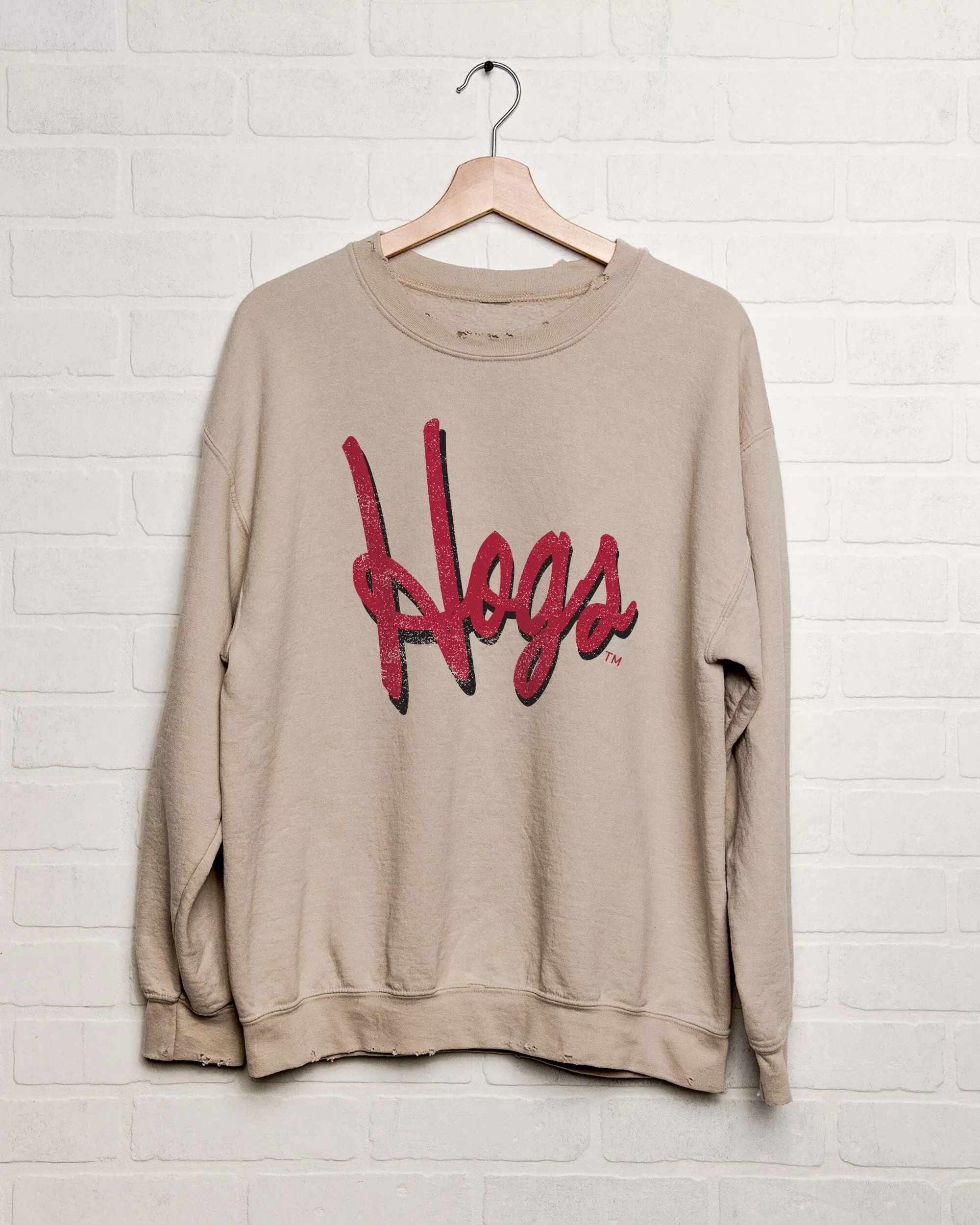 Hogs Barbie Sand Thrifted Sweatshirt