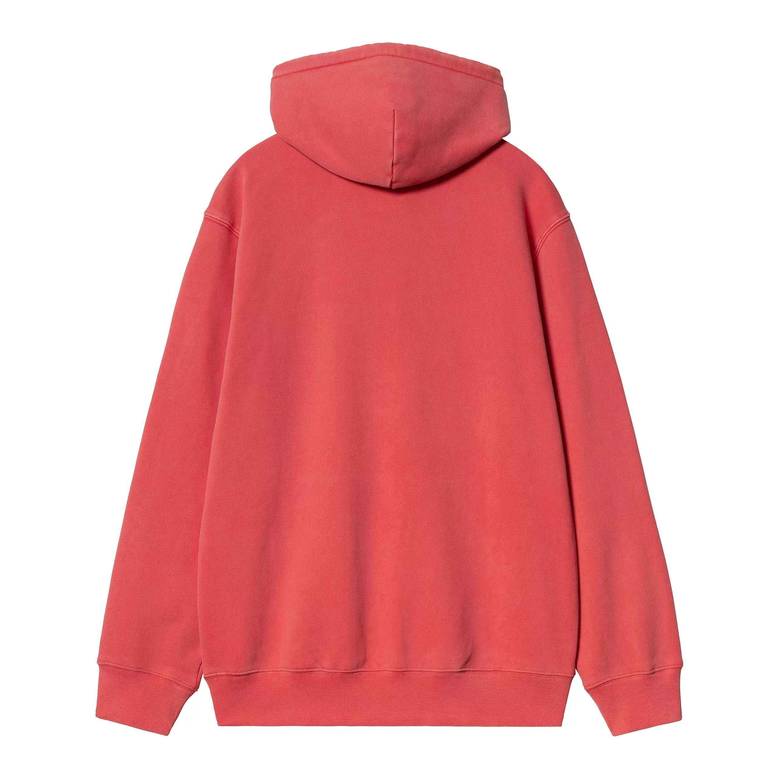 HOODED DUSTER SWEAT SAMBA GARMENT DYED