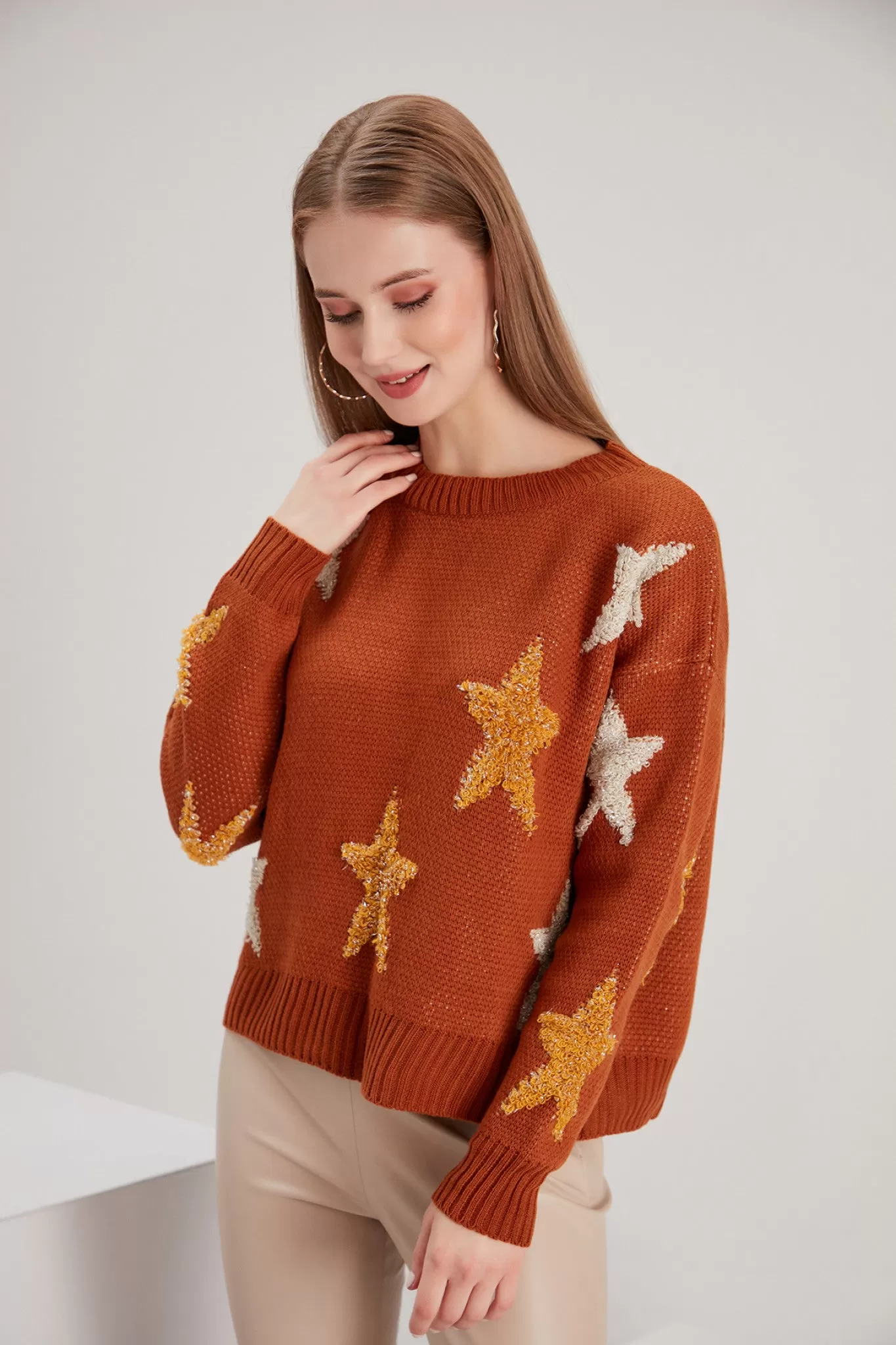 Love And Joy London Colourful Star Jumper Knitwear