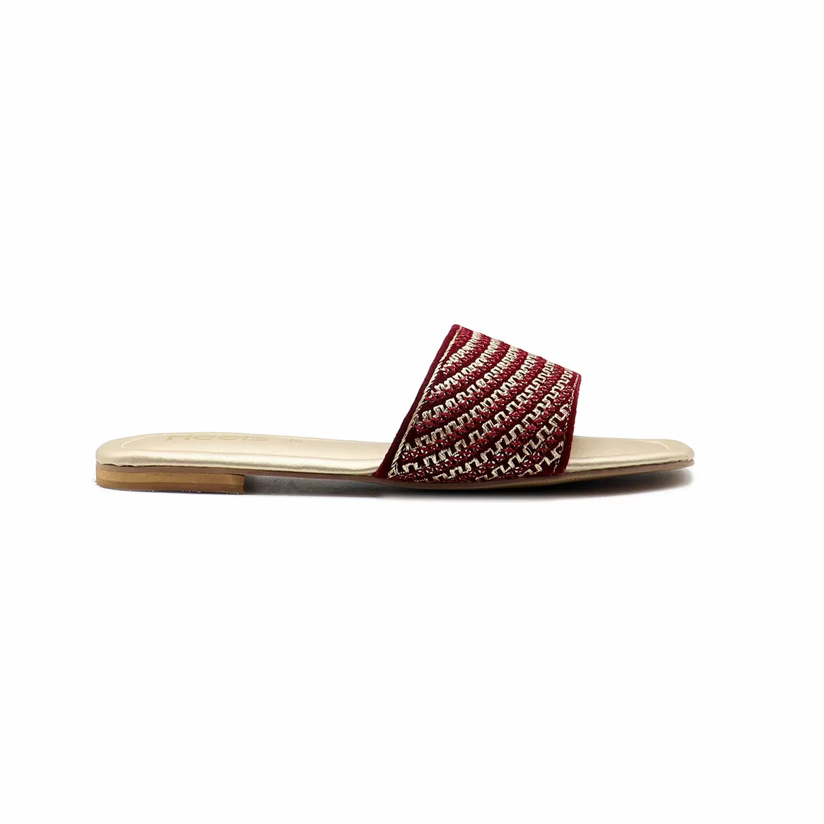 Maroon Ethnic Slipper L00350019