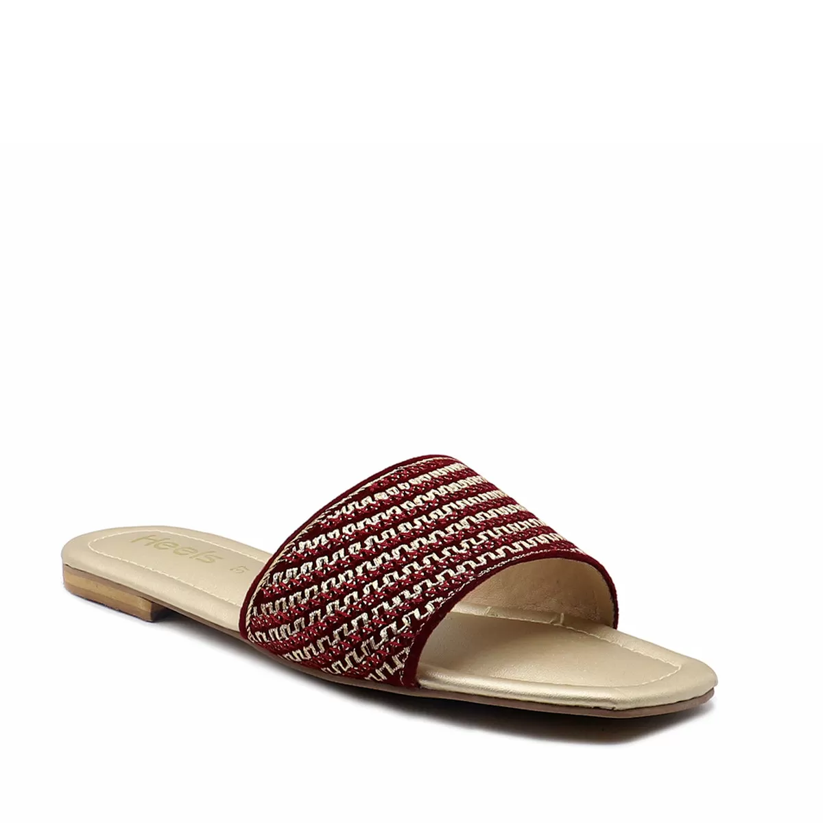 Maroon Ethnic Slipper L00350019