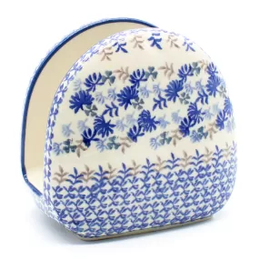 Napkin Holder in Blue Thistle