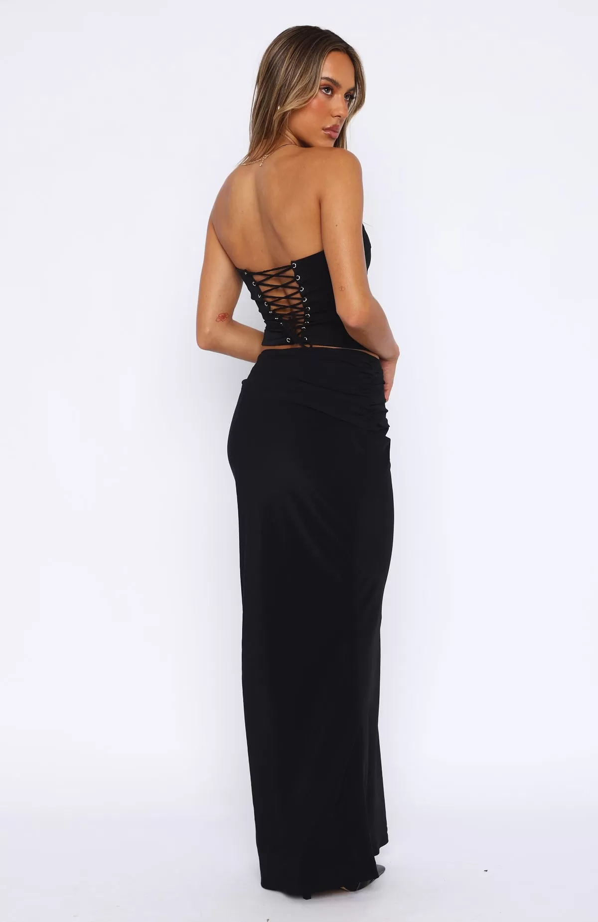 Nightingale Maxi Skirt Black