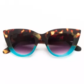 Okkia - CLAUDIA Sunglasses - Tortoise   Blue