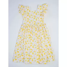 olivia dress in lemon drop  pocket twirl dress