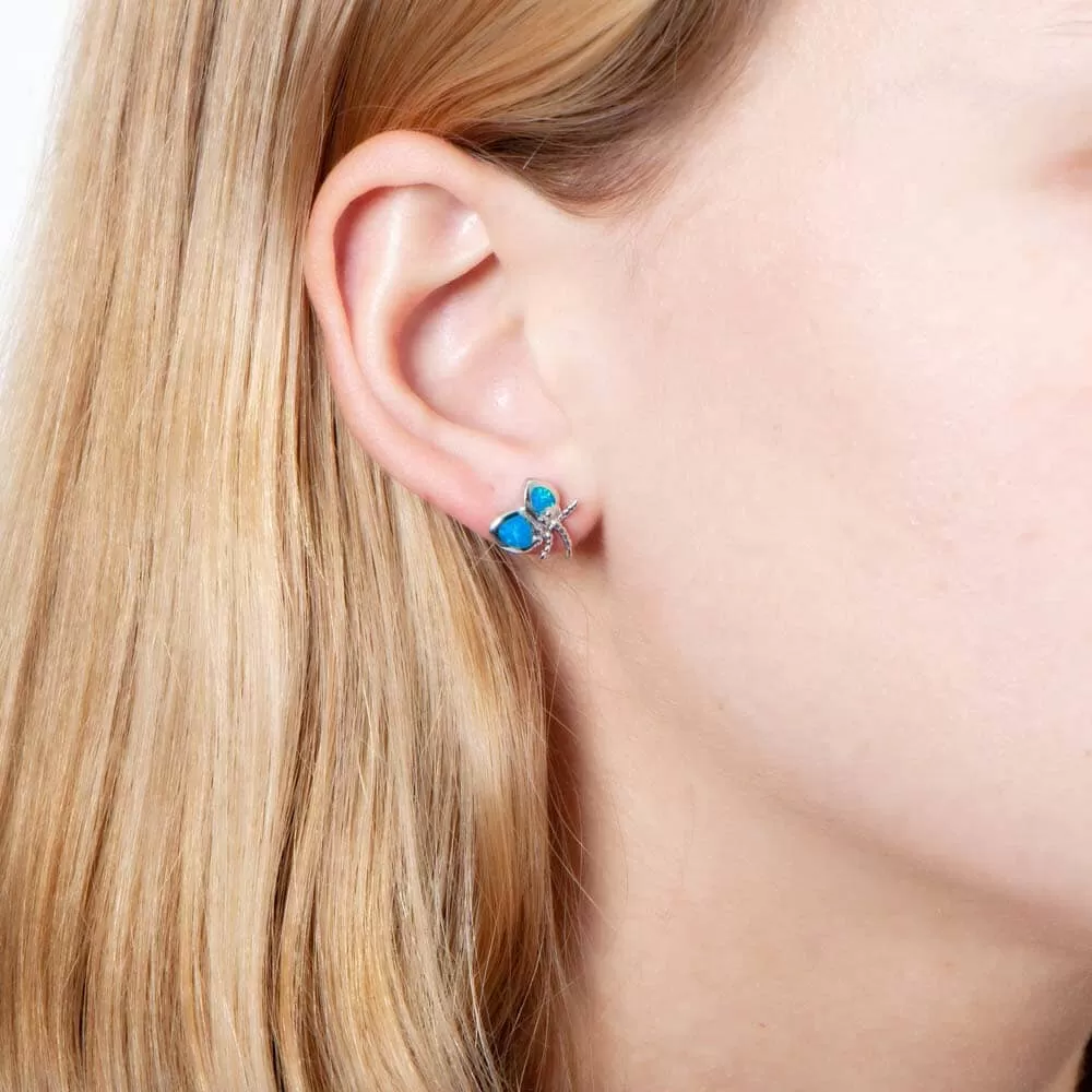 Opal Coconut Earrings