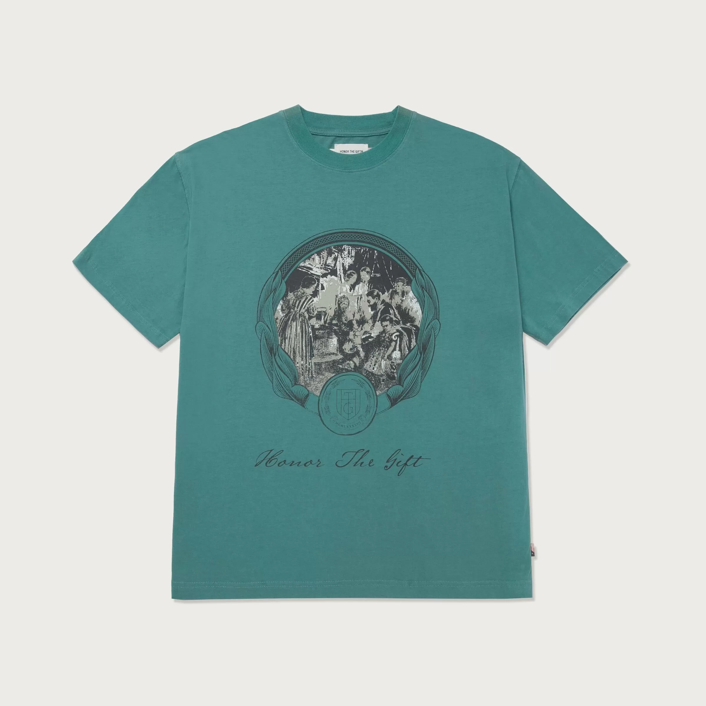 PAST AND FUTURE SS TEE TEAL