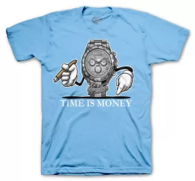 Retro 11 Legend Blue Shirt - Time is Money - Blue