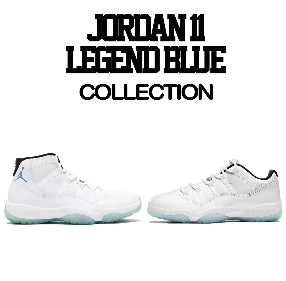 Retro 11 Legend Blue Shirt - Time is Money - Blue