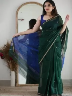 South Silk Cotton Ethnic Saree