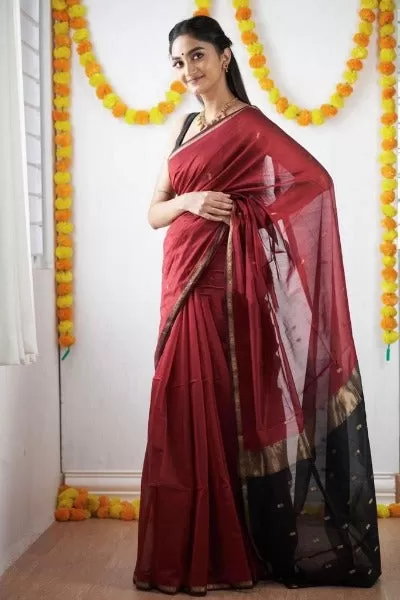 South Silk Cotton Ethnic Saree