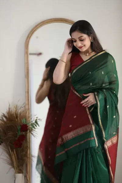 South Silk Cotton Ethnic Saree