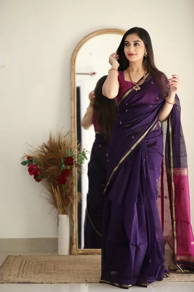 South Silk Cotton Ethnic Saree