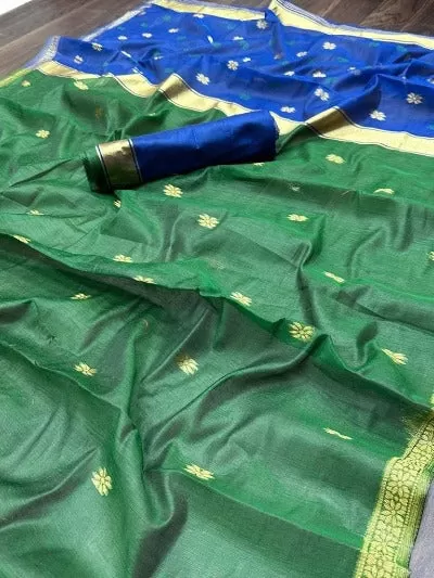 South Silk Cotton Ethnic Saree