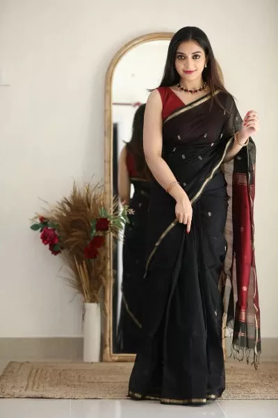 South Silk Cotton Ethnic Saree