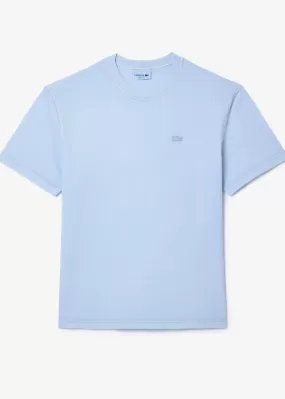 T-shirt Lacoste natural dyed bleu