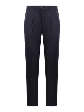 trousers with pleats