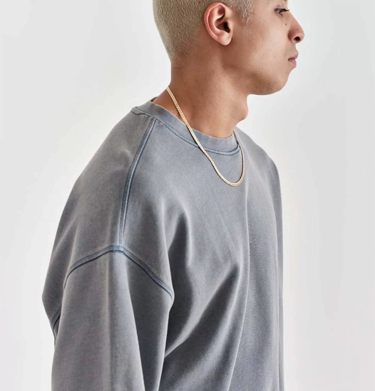 Wax London Zen Oversized Sweatshirt in Light Blue