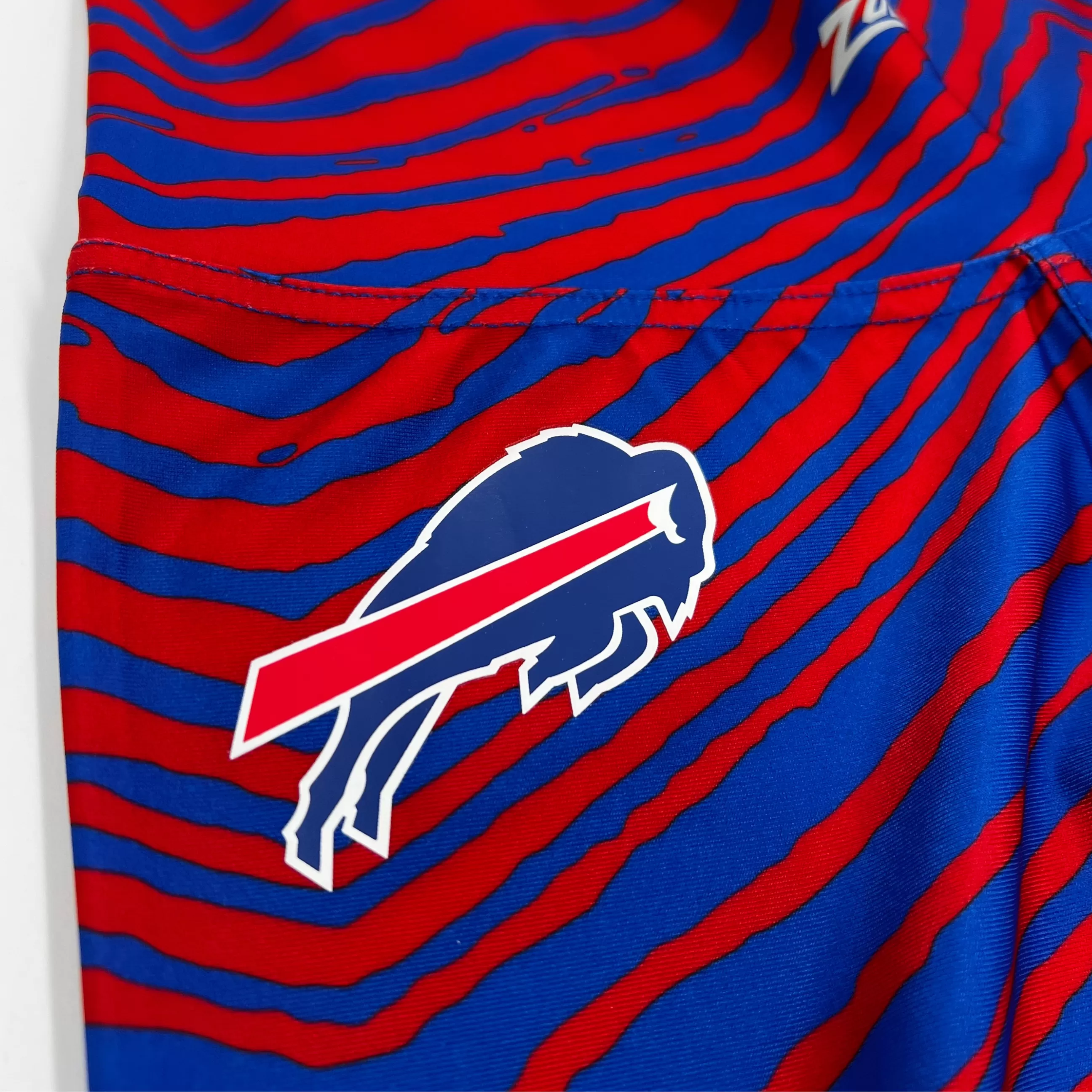 Zubaz Buffalo Bills Red & Blue Capri Leggings