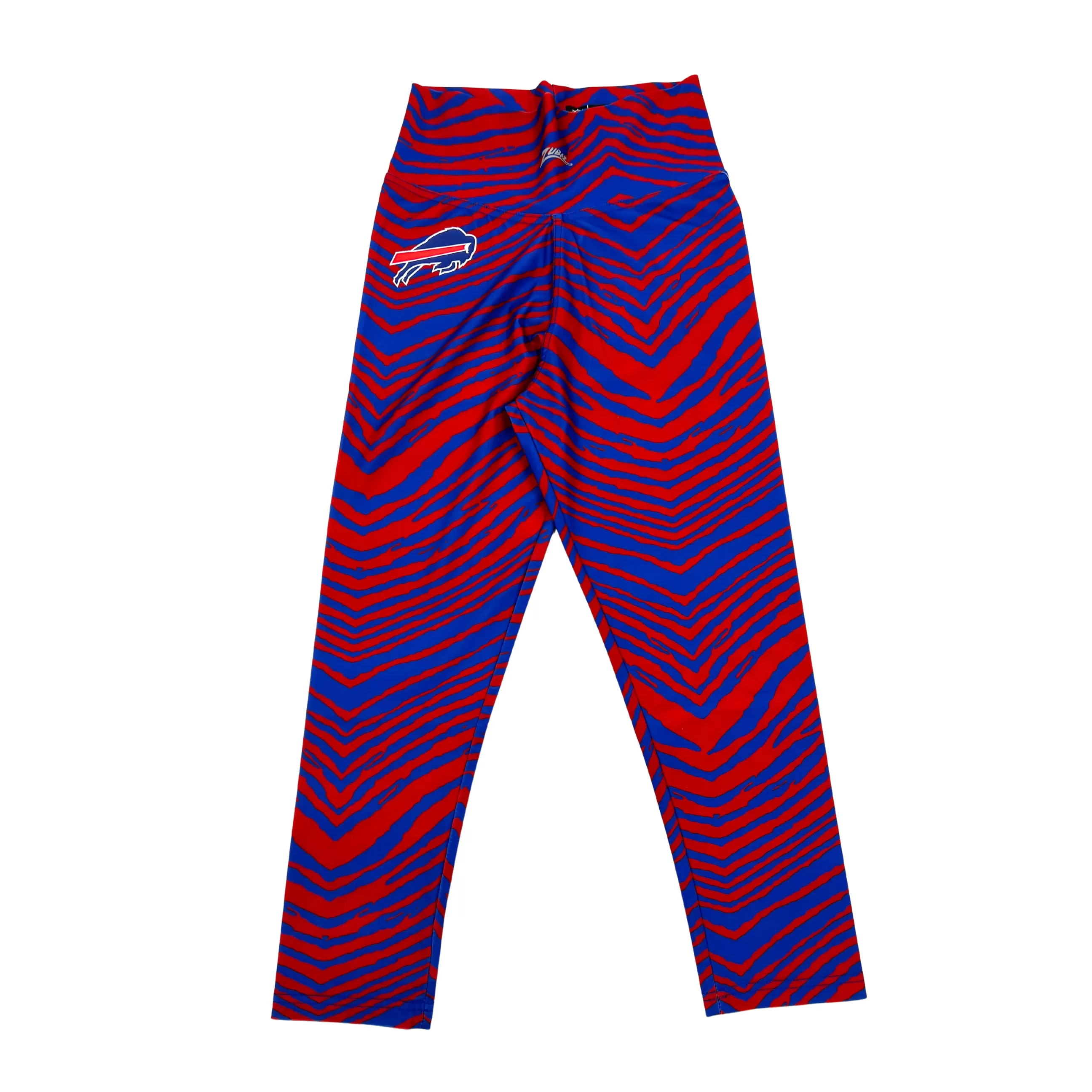 Zubaz Buffalo Bills Red & Blue Capri Leggings